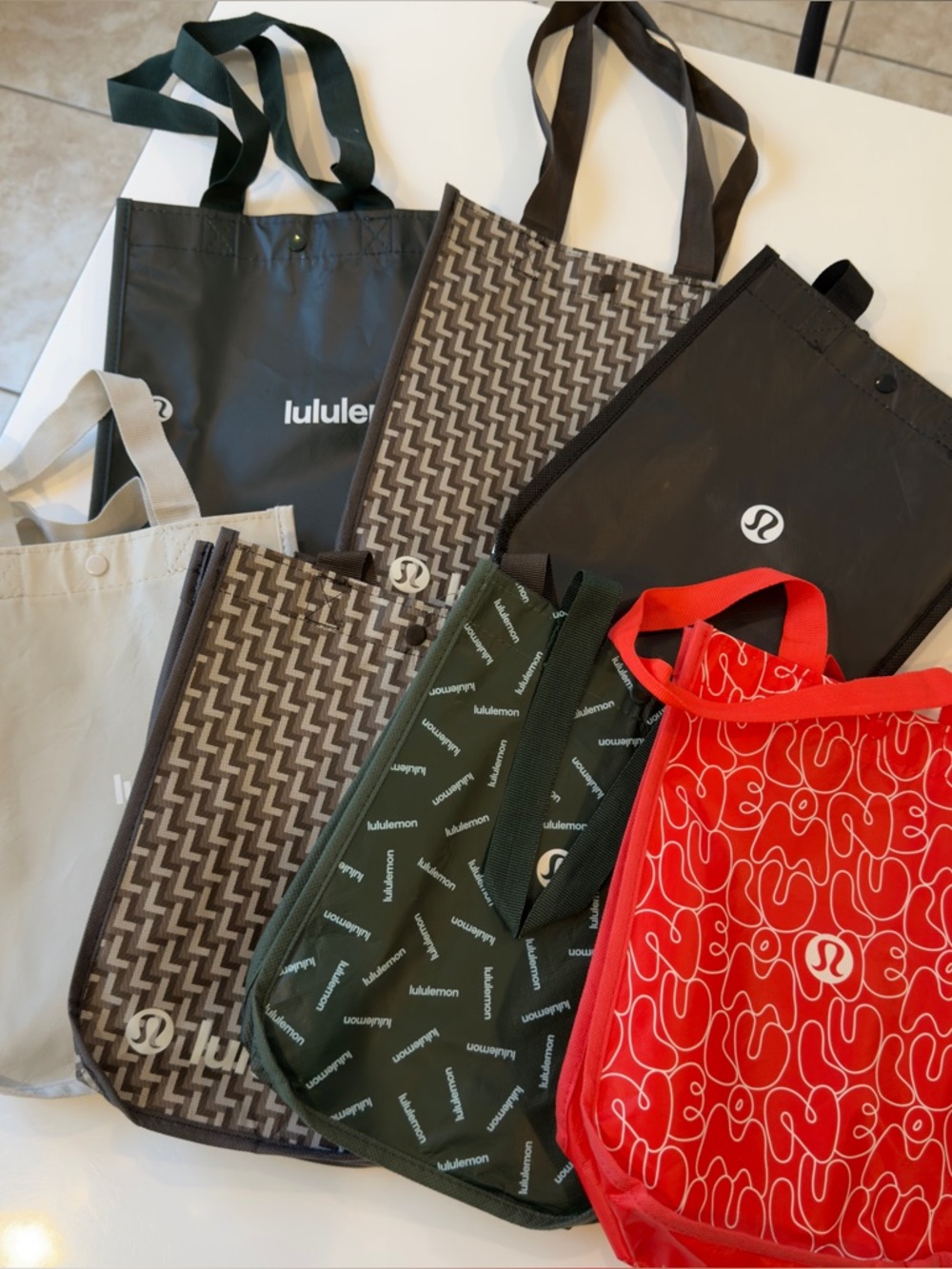 Bundle Lululemon Reusable Tote Bags